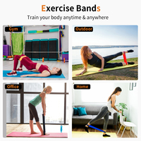 Latex Bandas De Resistencia Fitness Ejercicio Mini Loop Resistance Bands set para Gym Home