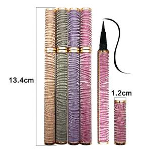 Toptan Mineral Su Geçirmez Uzun Süreli Pürüzsüz Sıvı Simli Lüks Vegan Eyeliner Kalemi Özel Etiket Makyaj Yapıştırıcısı - Product Image 5