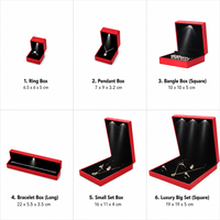 Boîte à bijoux lumineuse en promotion, présentoir de rangement pour bijoux avec LED, grande boîte cadeau pour bijoux violette avec lumières