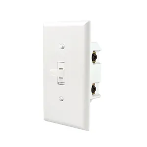 Modern Style Smart Light Dimmer Switch Toggle Slide Switch Wifi Matter Zwave 3Way Timing Function Electrical Home Light Switch
