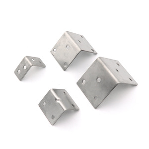 <span class=keywords><strong>90</strong></span> độ tròn góc thép không gỉ hình chữ L mã góc bên phải đồ nội thất phần cứng dập tấm kim loại chân đế - Product Image 3