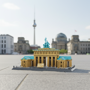 Bloques de Construcción de Plástico ABS de Partículas Pequeñas, Arquitectura Famosa, Puerta de Brandenburgo de Berlín, Alemania, Juguetes Educativos, 1551 Piezas - Product Image 2