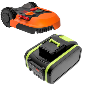 Worx wr141 wr141e Máy cắt cỏ thay thế 20V 49500mAh Lithium Ion gói pin dung lượng cao cho máy cắt cỏ - Product Image 4