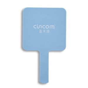 Private LOGO ABS Plastic Compact Handheld <b>Square</b> Shape Makeup Custom <b>Mirror</b> - Product Image 1