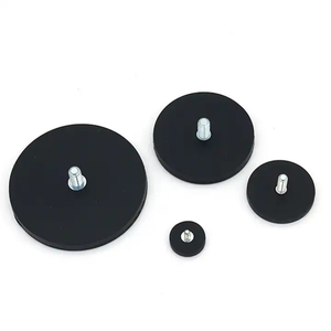 Imán de Neodimio con Revestimiento de <span class=keywords><strong>Goma</strong></span>, Soporte Magnético para Gopro, para Luces de Vehículos, D43mm D66mm D88mm, Personalizado, con M4 M5 M6, en Venta - Product Image 3