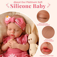 Poupées Reborn Babeside 16 pouces Lucy, poupées Reborn en silicone intégral, bébé endormi, fabricant sur mesure, fournisseur d'usine