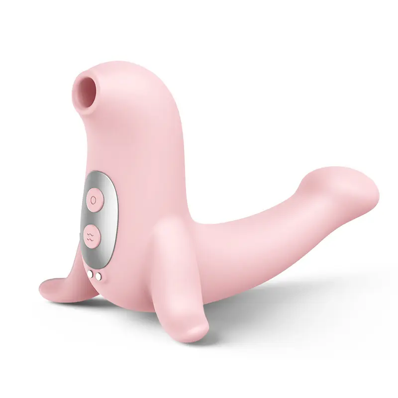 Vibrateur d'aspiration pour femmes, 2 en 1, vibromasseur avec ceinture de Massage du clitoris, point G