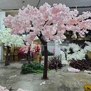 Nouveaux arbres artificiels <span class=keywords><strong>en</strong></span> fleurs de <span class=keywords><strong>cerisier</strong></span> roses <span class=keywords><strong>en</strong></span> plastique de 10 pieds pour la maison, le jardin et l'extérieur - Product Image 4