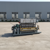 Four de séchage métallique intégré à une machine automatique de fabrication de plateaux à œufs |   Équipement de formage de cartons à œufs en papier recyclé à économie d'énergie