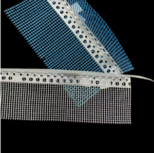Profilo Angolare Moderno Zincato e <span class=keywords><strong>in</strong></span> Plastica/Vinile Resistente agli Urti con Protezione a Rete per Cartongesso - Materiale Edile - Product Image 1