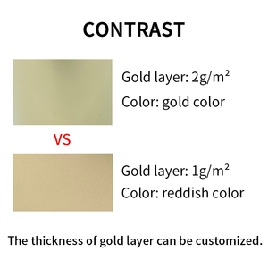 Foglio d'oro formato A4 in lamina d'oro originale a prezzo competitivo 2023 per oggetti da collezione di timbri d'oro - Product Image 4