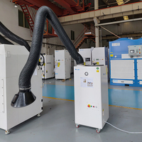 Nouveau collecteur de poussière mobile industriel vertical Moland avec bras d'extraction, haute efficacité 99,9%