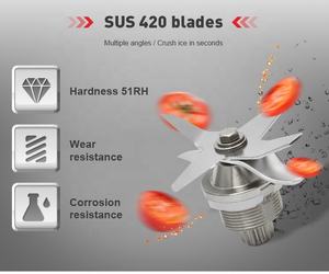 220V Commercial Blender Mixer Juicer avec cruche pas facile à casser Strong Blade Smoothies Soja Lait et Noix Fruits Jus Blender - Product Image 4