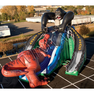 Commercial Grade Giant <b>Gorilla</b> Inflatable Slide Combo with Pool Factory Supply Large Inflatable Water Slide for Kids for Sale - Product Image 1