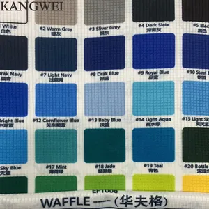 Sublimazione Waffle Single Jersey tessuto stampa personalizzata calcio basket Ad 110gsm DTY Coolmax Waffle DriFit tessuto per t-shirt