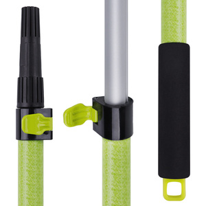Barra telescópica de fibra de vidrio para rodillo de pintura con componentes metálicos, ecológica, de 2 secciones, extensión de 1.2 m para limpieza del hogar - Product Image 6