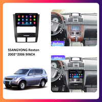 Pour SsangYong Rexton 2002~2006~2012, autoradio Android 2 Din avec écran tactile, navigation GPS, Carplay, lecteur multimédia, tableau de bord