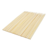 Brochettes de bambou écologiques jetables Nature Bamboo 4,0 mm * 18 cm