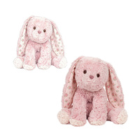 Peluche Lapin Chauffante et Refroidissante avec Coussin Chauffant Amovible pour Apaiser et Détendre, Jouets en Peluche Micro-ondables Doux
