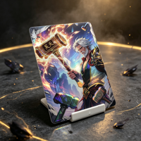 Carte postale holographique 3D personnalisée avec impression UV, thèmes Anime, Dessins animés, Musique, impression numérique, OEM, marque privée