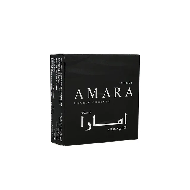 Quadrato nero personalizza la confezione araba per lenti a contatto moq basso