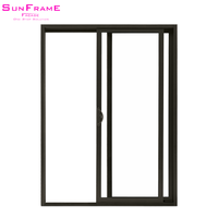 Venta directa de fábrica Ventanas y puertas corredizas de aluminio Ventanas corredizas de vidrio de baja emisividad Doble