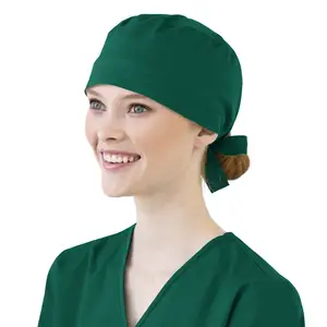 Krankenschwester-Arbeitskappen Unisex Peelingkappe mit Knöpfen für Krankenschwester und Arzt