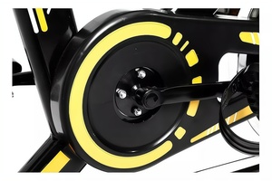 Vélo de spinning d'intérieur pour la maison, 6 à 13 kg, en acier, avec écran LCD intégré, <span class=keywords><strong>compteur</strong></span>, système de freinage magnétique, pour la gym et le fitness, fabriqué en métal durable - Product Image 2
