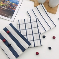 Factory Direct Sale 100% Cotton Kitchen Tea Towel 60x40cm Checked Washable