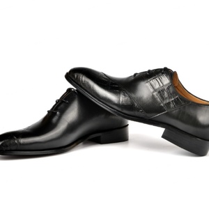 Chaussures Derby Classiques pour Hommes - Sur Mesure à Prix Abordable - Design Luxueux Noir Rehaussant la Taille Imperméables à Lacets - Product Image 3