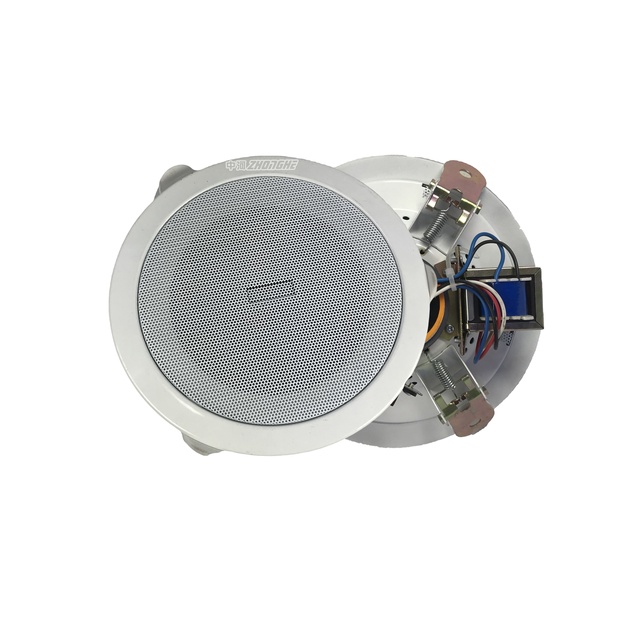 Custom CS-03B 70v 100v Professional Public Address System 5 Inch Subwoofer Iron Ceiling Speaker