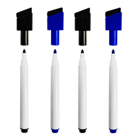 Stylos effaçables à sec magnétiques, marqueurs pour tableau blanc, pointe fine, 12 stylos, 6 couleurs, encre facile à effacer, option de logo personnalisé