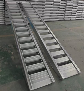 <span class=keywords><strong>Rampe</strong></span> pour VTT et moto en acier ultra-résistant, portable, en aluminium, antidérapante, capacité 4T, inclinaison personnalisable, garantie 12 mois - Product Image 2