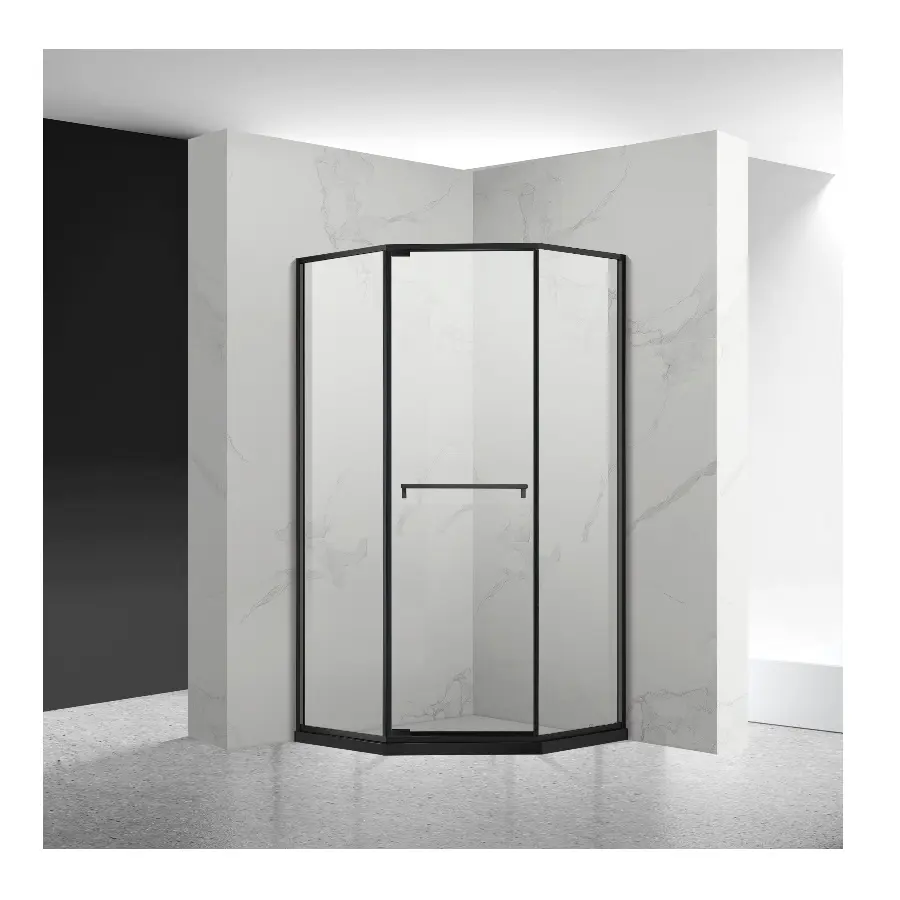 Tempered Glass Showers Partition Sliding Door Steam Room Bath Shower Room