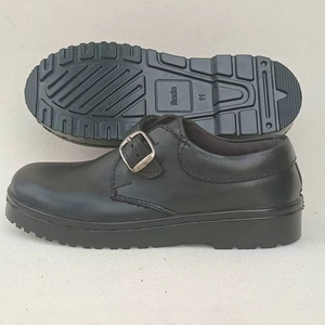 Zapatos Escolares Impermeables Negros Clásicos Rada de PU, Duraderos y Transpirables, Uniformes para Niños y Niñas para Todas las Estaciones, Uso Diario - Product Image 1