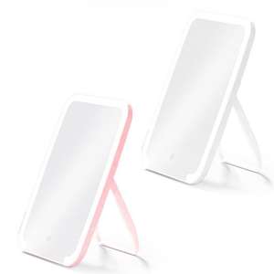Fábrica al por mayor pantalla táctil de pie plegable tocador cosméticos <span class=keywords><strong>espejo</strong></span> maquillaje <span class=keywords><strong>espejo</strong></span> <span class=keywords><strong>con</strong></span> luz LED - Product Image 6