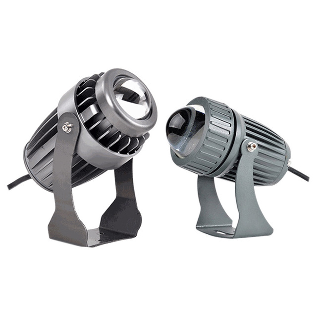 15W Color Outdoor Long Range High Beam Light Waterproof IP65 Garden Mini Led Bright Led Spotlight