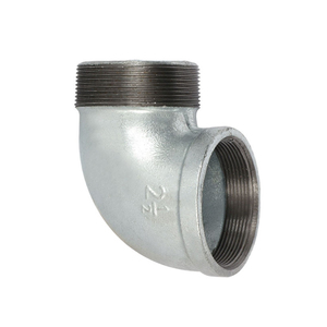 <span class=keywords><strong>Coude</strong></span> de raccordement <span class=keywords><strong>mâle</strong></span>-<span class=keywords><strong>femelle</strong></span> en fonte malléable noire, conforme à la norme ASTM NPT - Product Image 6