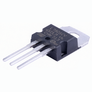 Régulateur de tension L7805CV TO-220-3, puce de gestion de l'alimentation, régulateurs de tension linéaires 5.0V 1.5A positifs - Product Image 1