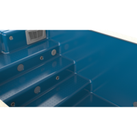 Piscine de luxe en conteneur maritime, grande piscine rectangulaire hors sol en acrylique, spa préfabriqué pour projet de transport maritime mondial