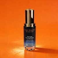 Ensemble de flacons de soin de la peau personnalisés de qualité supérieure 40/100/120ML Verre dégradé bleu foncé Bouchon doré Base taillée en diamant Emballage de sérum facial de luxe