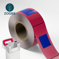 Papier d'emballage pour cigarettes métallisé ZOGKE VMPET, haute brillance, enduit de PE, imperméable, recyclable, matériau d'emballage hydratant en rouleau