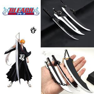 Accesorio de anime: Llavero con modelo del arma Zanpakuto de Ichigo Kurosaki de Bleach, Tensa <span class=keywords><strong>Zangetsu</strong></span>, Bankai <span class=keywords><strong>Zangetsu</strong></span> - Product Image 2
