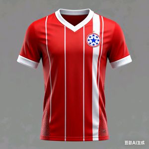 Custom Retro Wit Sneldrogend Voetbalshirt Voor Eendelig Uniform Voor Mannen En Kinderen Grensoverschrijdende Beschikbaarheid Sample Beschikbaar - Product Image 6