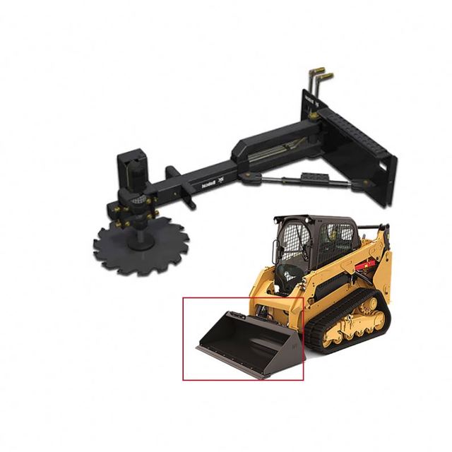 Skid Steer Loader Attachments Forestry Mulcher , ,forestry Slasher, Hydraulic Mulcher
