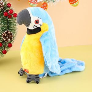 Nouvelle Peluche Électrique Transfrontalière, un Perroquet Électrique Enregistrable qui Apprend à parler, avec Fonctions de Mouvement, 22 cm - Product Image 2