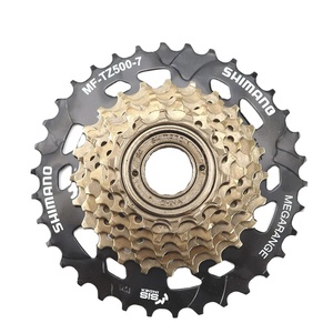 <span class=keywords><strong>Cassette</strong></span> SHIMANO TOURNEY MF-TZ500 6/7 vitesses pour VTT, roue libre à filetage métallique, pignon <span class=keywords><strong>14</strong></span>-<span class=keywords><strong>28</strong></span>/34T, pièces d'origine - Product Image 1