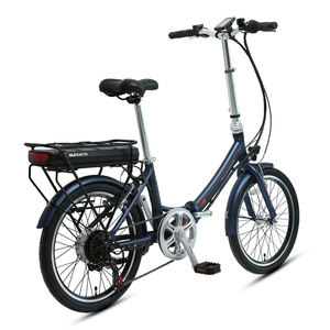 Bicicleta Eléctrica Plegable TXED Popular <span class=keywords><strong>de</strong></span> 20 Pulgadas con Cuadro <span class=keywords><strong>de</strong></span> Aleación <span class=keywords><strong>de</strong></span> Aluminio <span class=keywords><strong>de</strong></span> 6 Velocidades, Frenos <span class=keywords><strong>V</strong></span> y Motor en el Buje Trasero - Product Image 2