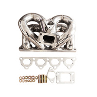 Collecteur d'échappement 38 mm WG pour Honda Civic CRX Del Sol D15 D16 SOHC VTEC