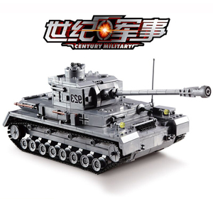 Bộ Đồ Chơi Lắp Ráp Dòng Thông Minh Cho Trẻ Em Xe Tăng Đức Thế Chiến F2 Bộ Khối Lắp Ráp 868 Món Cho Trẻ Em - Product Image 4